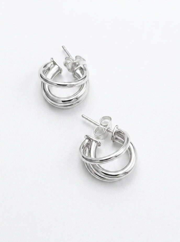 Arracada Triple en Plata.925