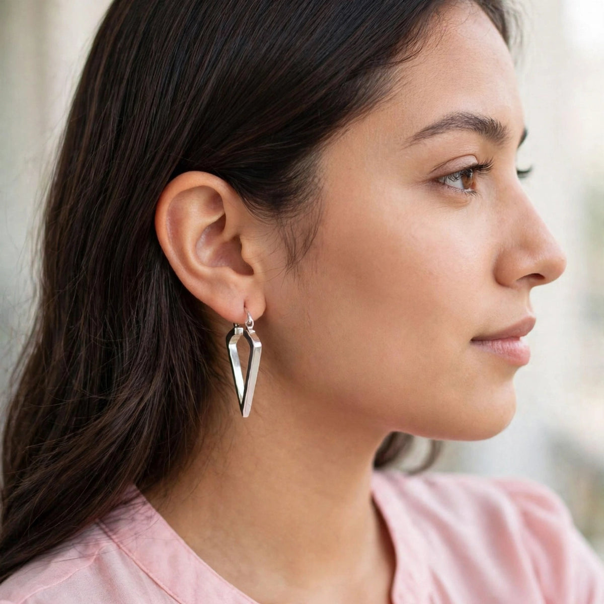 Aretes Helado Plata.925