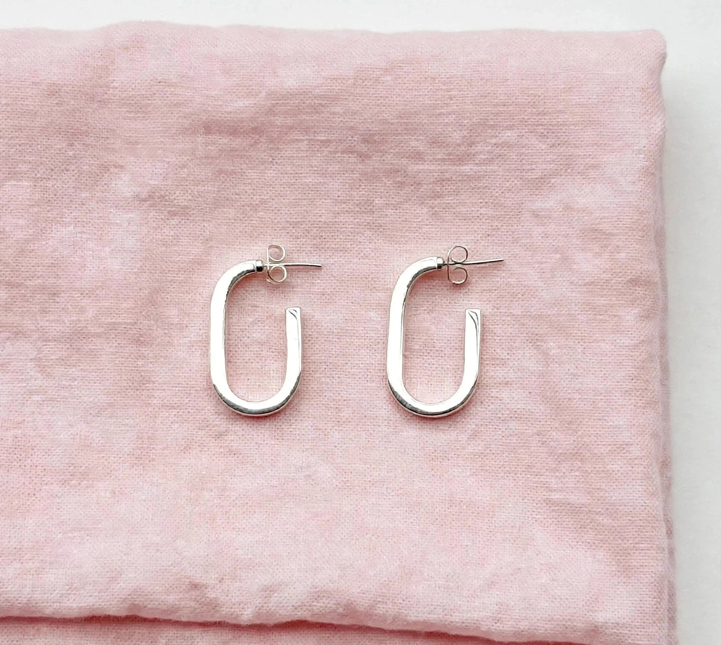 Arracadas Clip Plata.925