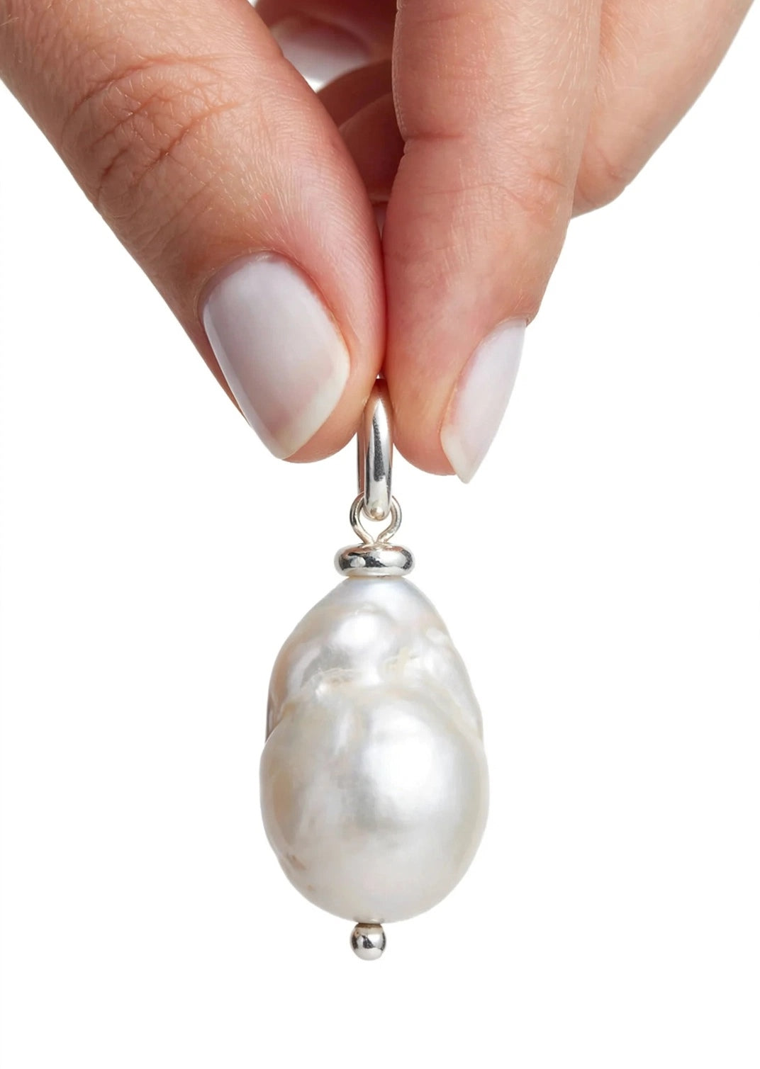 Dije Perla Barroca Plata.925