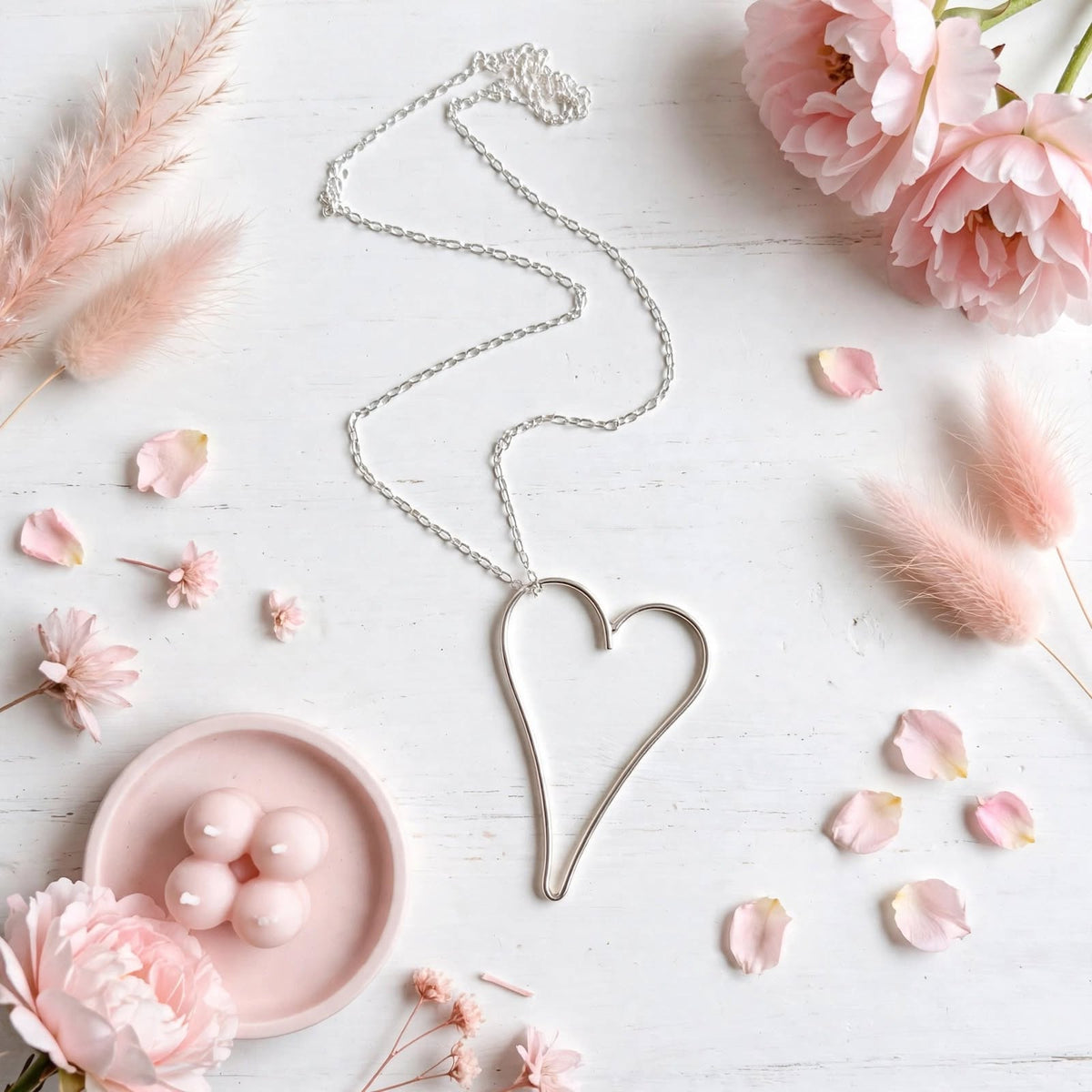 Dije Corazón Silueta Plata.925